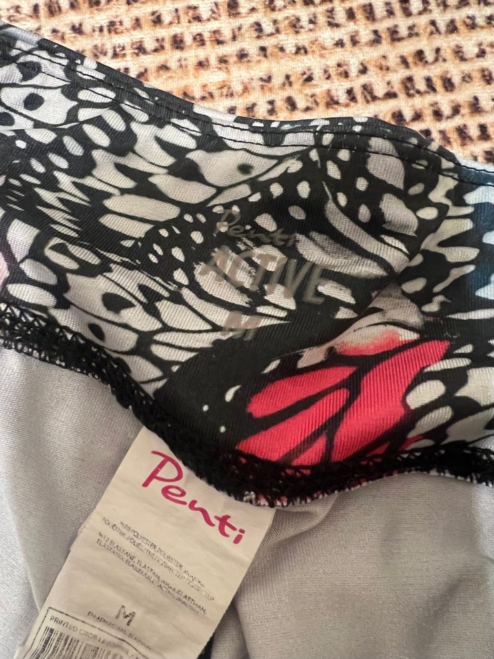 Penti Desenli Kadın Midi Tayt - Görsel 3