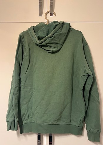 Kadın Yeşil Kapüşonlu Sweatshirt - Görsel 4