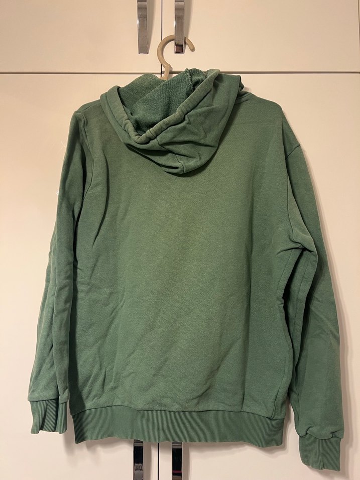 Kadın Yeşil Kapüşonlu Sweatshirt - Görsel 4