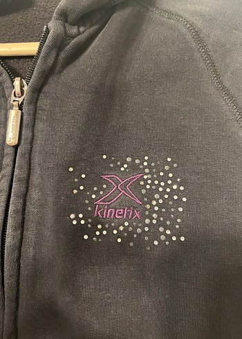 Siyah Fermuarlı Kapüşonlu Kadın hırka - Görsel 2