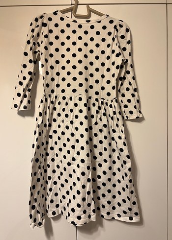 Puantiye Desenli kısa fakir Kollu gecelik - Görsel 2