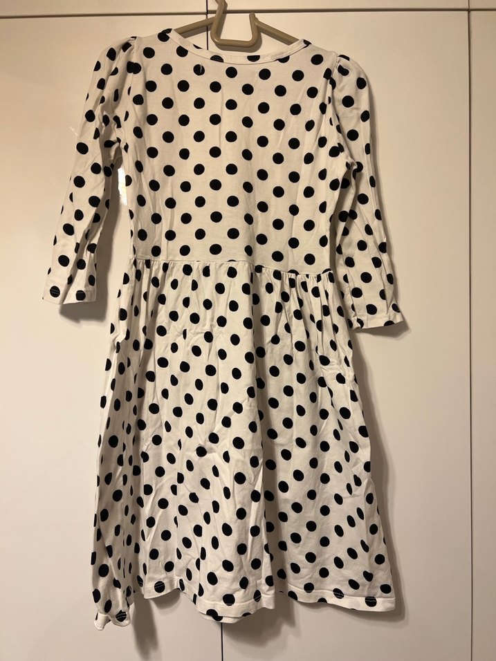 Puantiye Desenli kısa fakir Kollu gecelik - Görsel 2