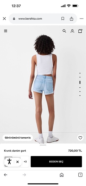Bershka Bershka Kot Şort