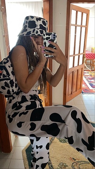 Cow desenli inek desenli