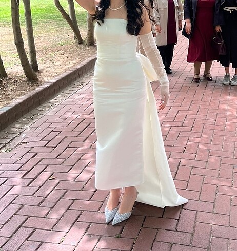 s Beden beyaz Renk Nikah elbisesi