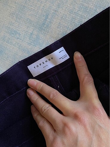28 Beden mor Renk Topshop kot etek