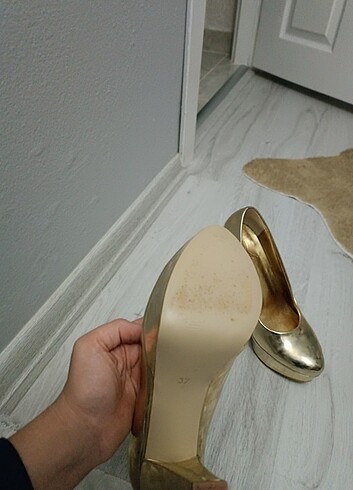 37 Beden Gold platform topuk