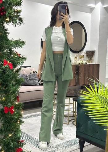 Kemerli Yelekli Takım Defacto - Görsel 2