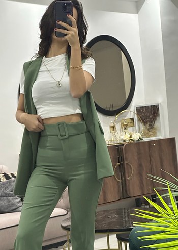 Kemerli Yelekli Takım Defacto - Görsel 3