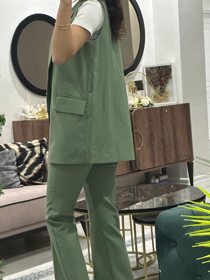 Kemerli Yelekli Takım Defacto - Görsel 4