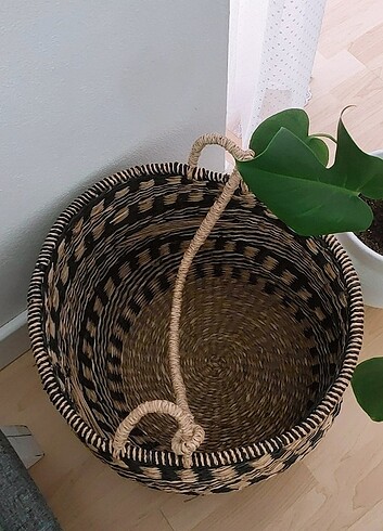 Yargıcı Home Hasır/rattan/bambu oyuncak sepeti/saksı 