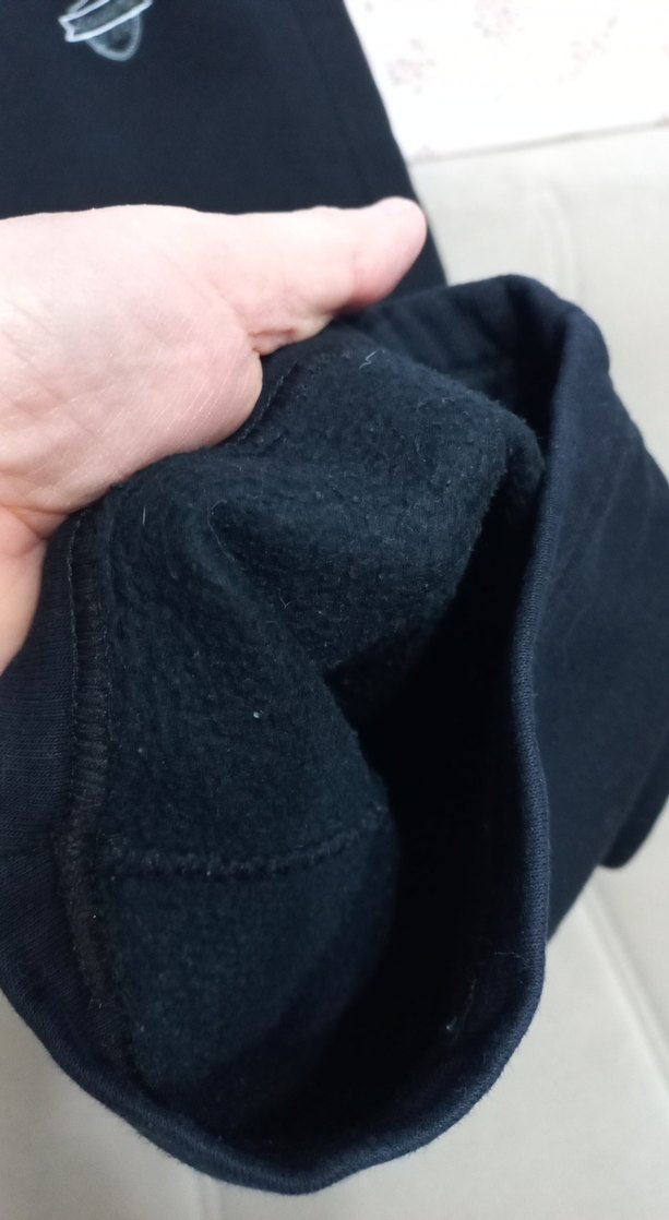 Fermuarlı Siyah erkek Eşofman Altı - Görsel 3