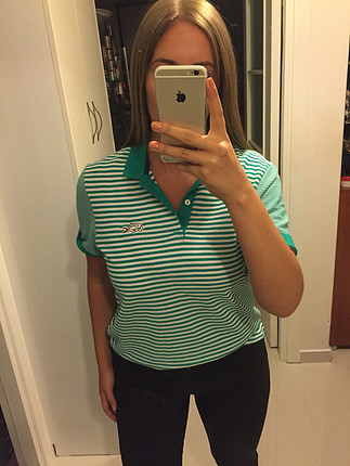 40 Beden yeşil Renk Lacoste erkek tişörtü
