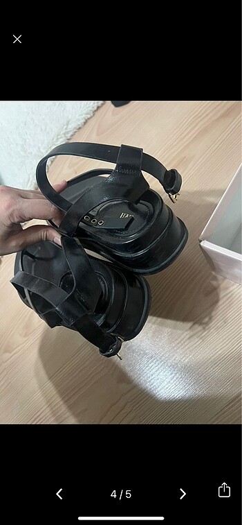 37 Beden Zara platform sandalet