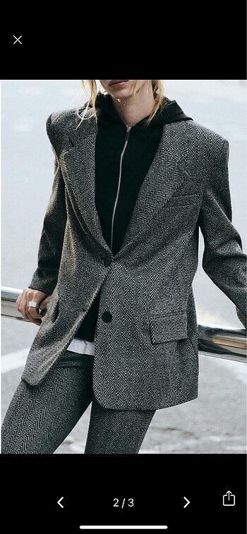 Zara Zara kapüşonlu blazer
