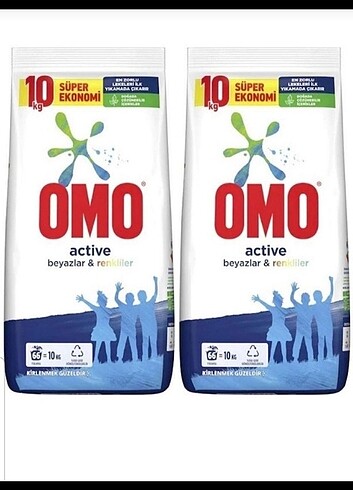 Omo Beyazlar ve renkliler 10 kg+10 kg