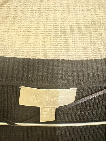42 Beden Twist triko elbise