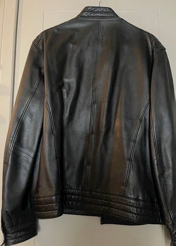 Diğer Siyah Deri Biker Ceket