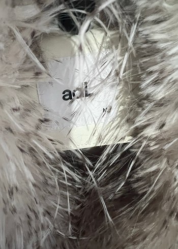 Gri Kadın Suni Kürk Midi Ceket - Görsel 2