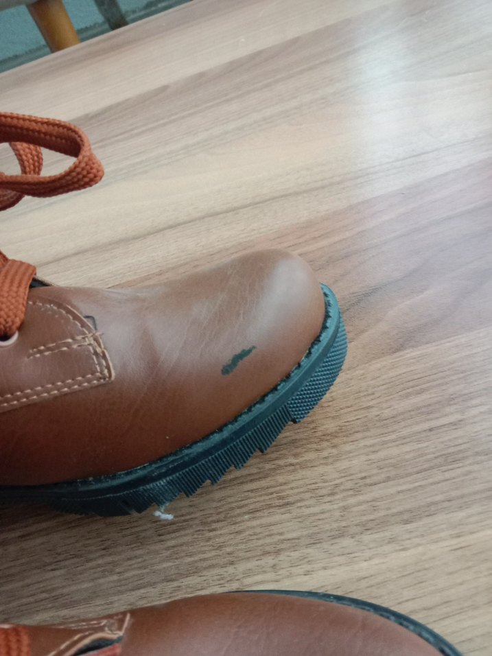 Kahverengi Deri Kadın Bot, Tokalı, Topuklu - Görsel 5