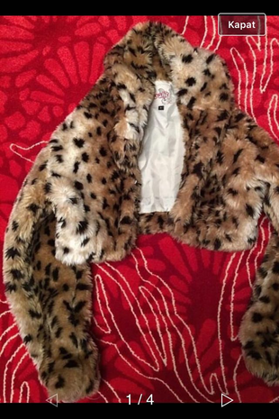 Diğer Leopar bolero kürk