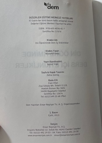 Din Öğretiminde Ders içi etkinlikler - Görsel 4