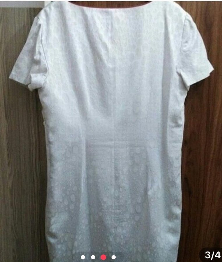 kırık beyaz ve Kırmızı  detaylı ikili takım - Görsel 4