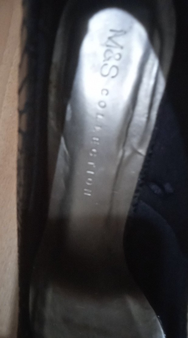 Siyah Yılan Desenli Stiletto  Ayakkabı topuk boyu 10 cm - Görsel 3