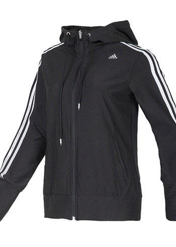 Adidas Siyah Kapüşonlu hırka