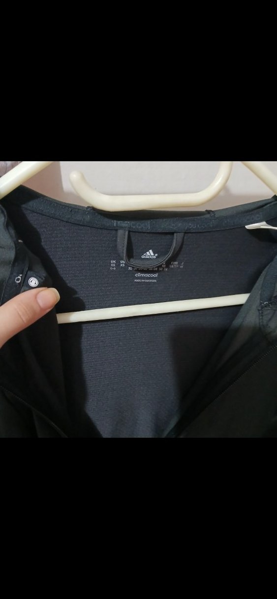 Adidas Siyah Kapüşonlu hırka - Görsel 5