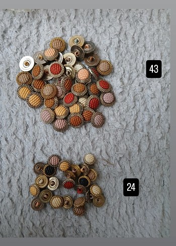 Bohem Tarzda Renkli El Yapımı Düğmeler - Görsel 9