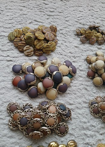 Bohem Tarzda Renkli El Yapımı Düğmeler - Görsel 2