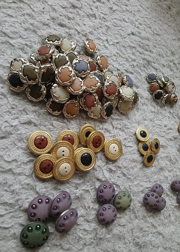 Bohem Tarzda Renkli El Yapımı Düğmeler - Görsel 4