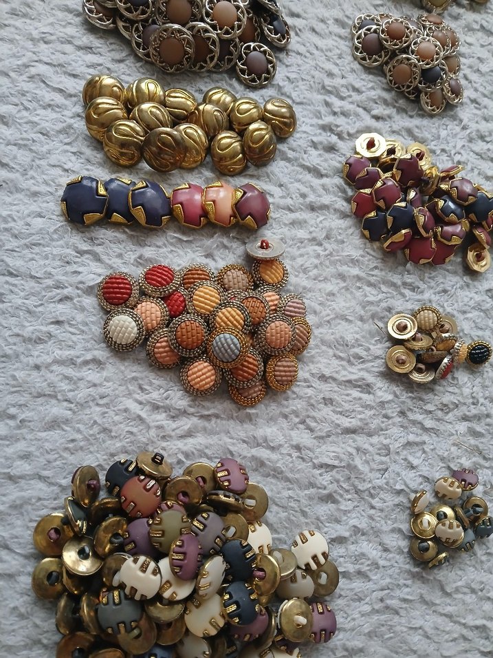 Bohem Tarzda Renkli El Yapımı Düğmeler - Görsel 3