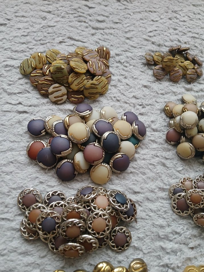 Bohem Tarzda Renkli El Yapımı Düğmeler - Görsel 2