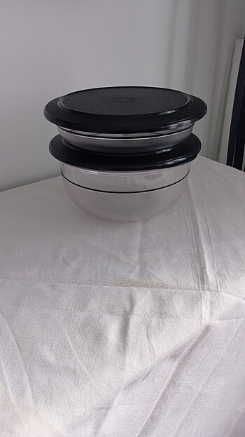 #tupperware kristal set iki parça 3.500 ml1300 ml