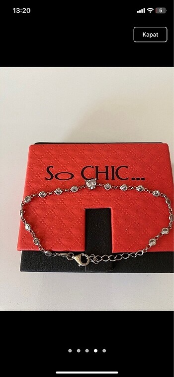 Beden So chic bileklik kalp yolu
