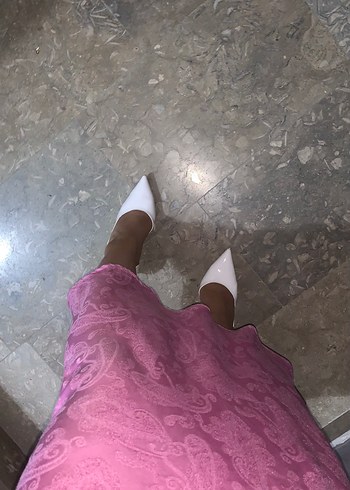 s Beden pembe Renk Zara Jakarlı Pembe Elbise