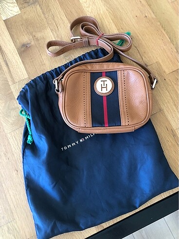 Tommy Hilfiger Deri çapraz çanta