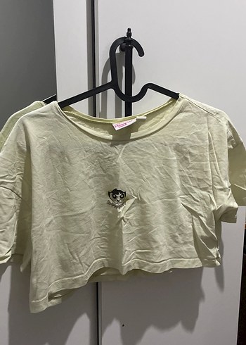 Kız Çocuk Pamuklu Baskılı Tişört - Görsel 2