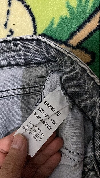 26 Beden gri Renk pantolon
