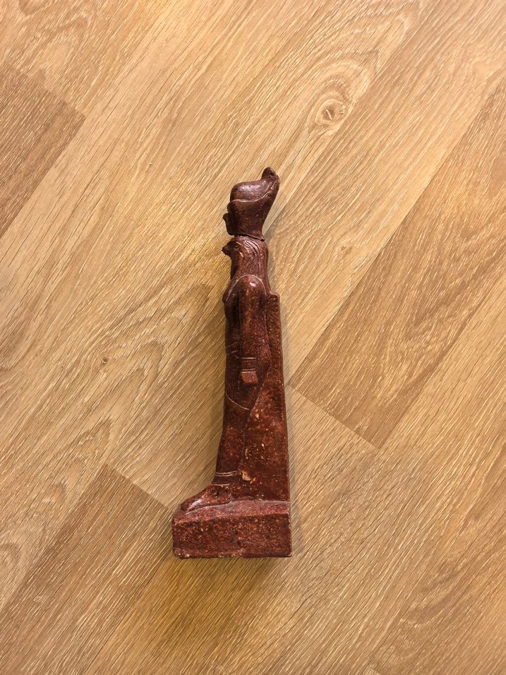 Parlak Kahverengi Granit Heykel - Görsel 2