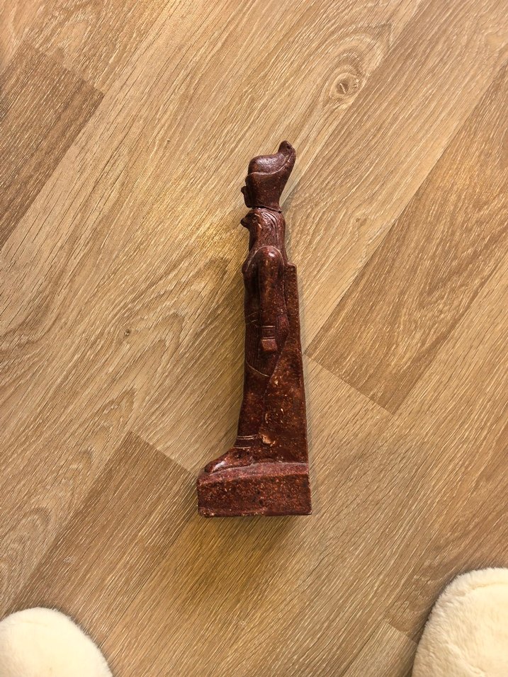 Parlak Kahverengi Granit Heykel - Görsel 3