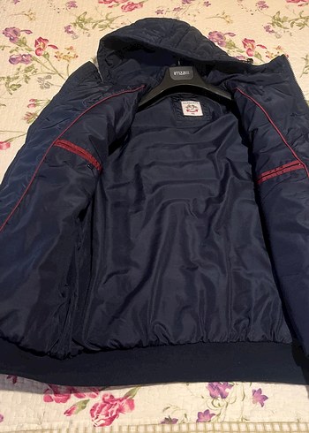 Erkek Lacivert Fermuarlı Kısa Mont - Görsel 4