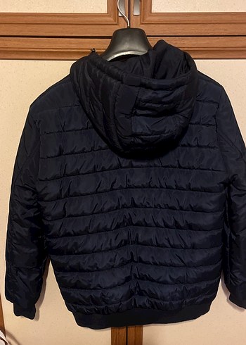 Erkek Lacivert Fermuarlı Kısa Mont - Görsel 3