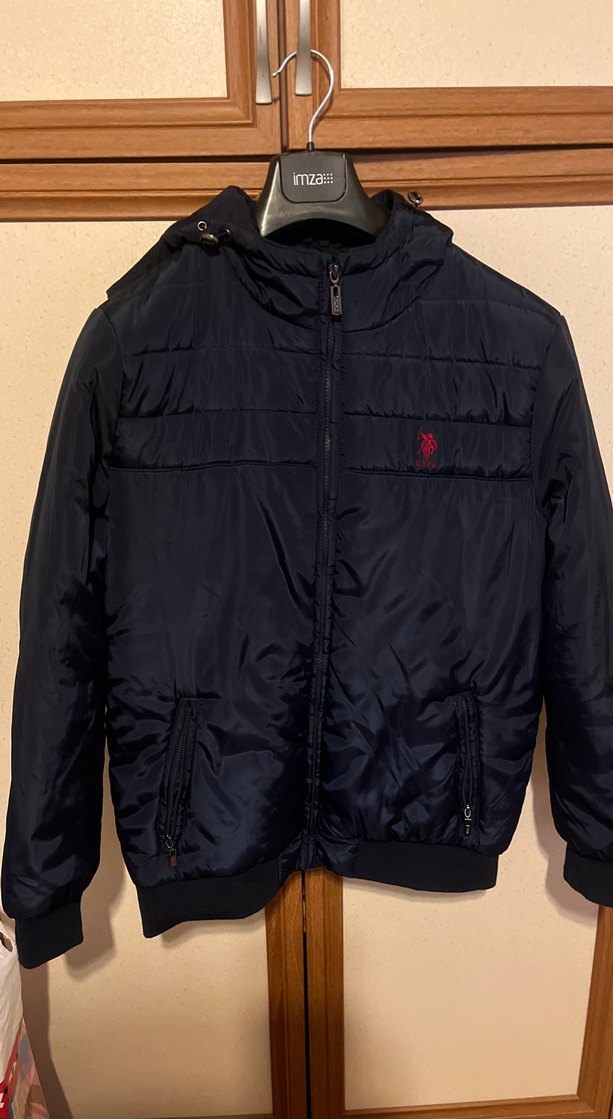 Erkek Lacivert Fermuarlı Kısa Mont - Görsel 2