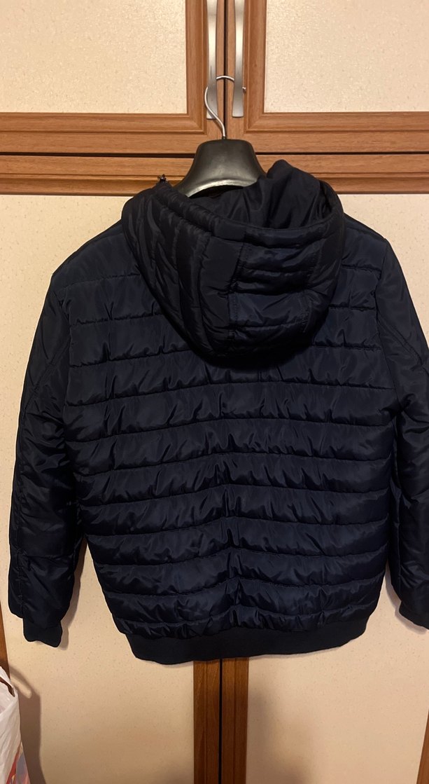 Erkek Lacivert Fermuarlı Kısa Mont - Görsel 3