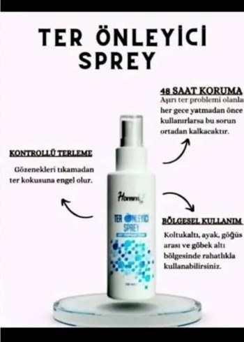 Homm Life Ter Önleyici Sprey Kadın Deodorant - Görsel 2