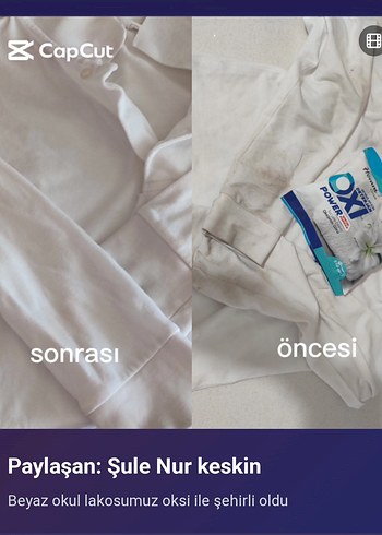 homm bitkisel Oxi Power Toz Leke Çıkarıcı - Beyazlatıcı Etkili - Görsel 2