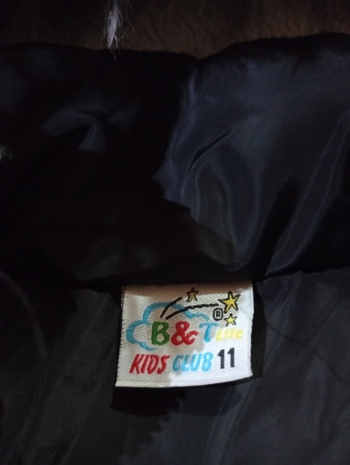 Siyah Kürklü çocuk Kışlık Mont - Görsel 2